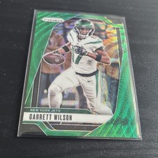 2024 Panini Prizm - Green Wave Prizm #224 Garrett Wilson Jets Color Match
