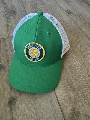 Black Clover Live Lucky FlexFit Tech 110 Graphic Snapback Green Yellow White