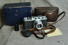 Vintage Zorkiy camera rangefinder Zorki USSR Soviet lens Industar-50