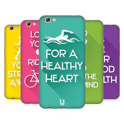 HEAD CASE DESIGNS WORKOUT INSPIRATIONS SOFT GEL CASE FOR OPPO PHONES