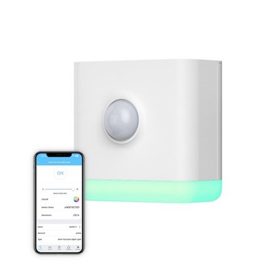 Zigbee Repeater Night Light Motion Sensor 3-in-1 Adjustable Brightness Hub Req