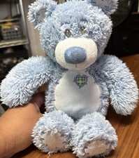 First Main Tender Teddy Bear Baby Blue Stuffed Lovey Plush 12  