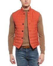 Eleventy Wool-Blend Puffer Gilet Men's 48