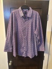 Tailorbyrd Men  s Dress Shirt, Purple, Size 2X