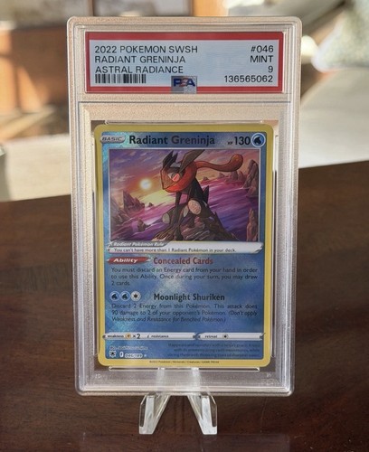 Radiant Greninja graded PSA 9 for sale on eBay