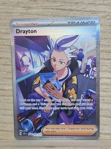 Drayton 244/191 Sv08: Surging Sparks Holo