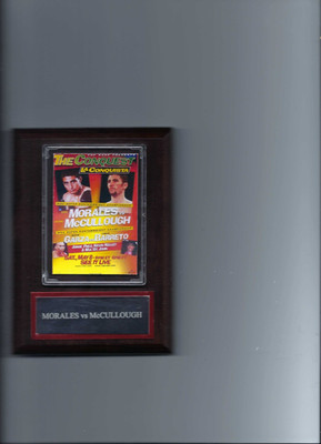 ERIK MORALES vs MARCO ANTONIO BARRERA PLAQUE BOXING PHOTO PLAQUE