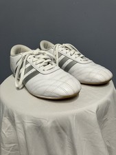Adidas Taekwondo Lace White Silver Gum Shoes Women's size 7.5