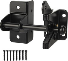 Self Locking Gate Latch for Wooden Fence,Heavy Duty Gravity Fence Latch Privacy
