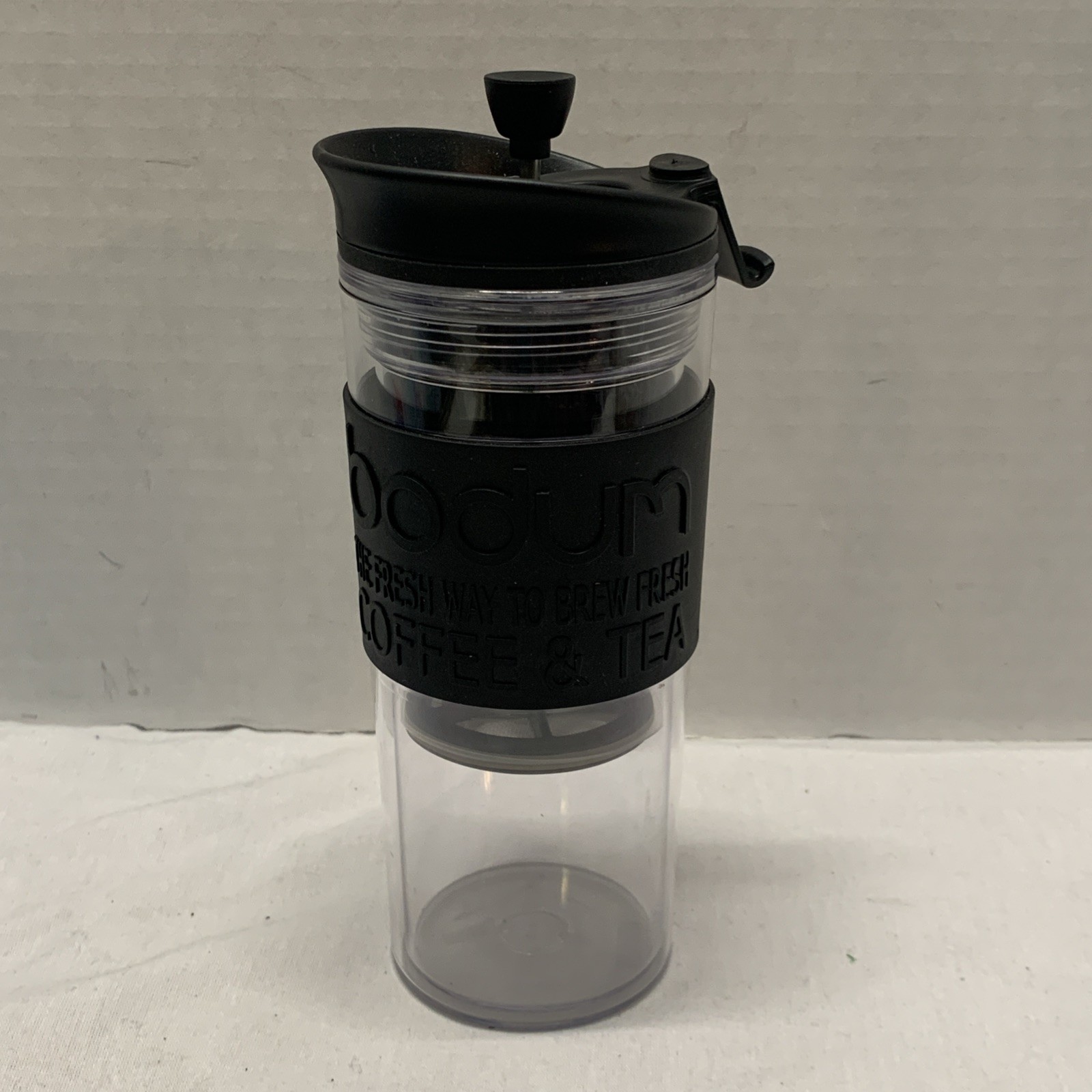 Bodum French Press  Black Travel Tumbler Plunger Coffee Tea