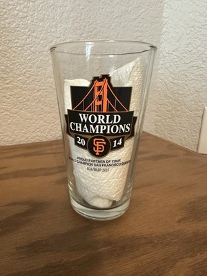 San Francisco SF Giants Pint Coors Light Glass NEW 2014 World Series Champions