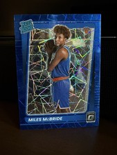 Miles McBride Rated Rookie Blue Velocity 2021-22 Panini Donruss Optic #174 