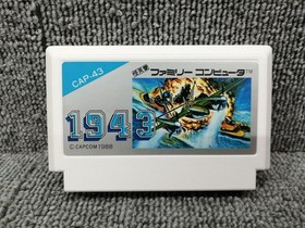 CAPCOM 1943 Famicom Software