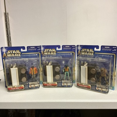 Star Wars A New Hope Mos Eisley Cantina Bar Set (3) Ponda Momaw Greedo 2002