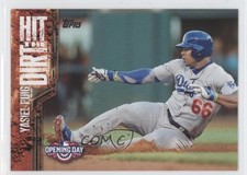 2015 Topps Opening Day Hit the Dirt Yasiel Puig #HTD-12 9h3
