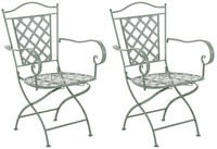 2Er Set StüHle Adara Antik-GrüN