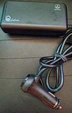 Quick Charge 3.0 Cigarette Lighter Splitter,  3 Socket 180W Adapter