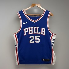 Ben Simmons Philadelphia 76ers Men's 52 Nike Swingman NBA Jersey Blue 8567
