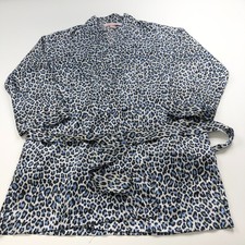 Victoria  s Secret One Size Polyester Satin Robe PLS READ STAIN All Over Print