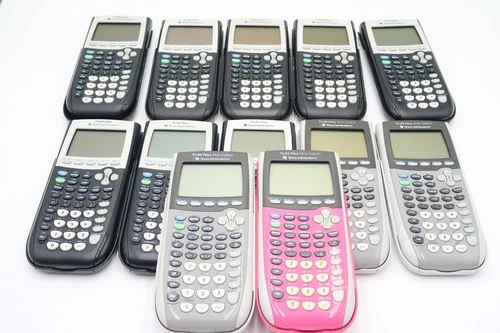 Lot of 12 Texas Instruments TI-84 Plus Graphing Calculators