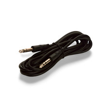 6ft 6.3mm Stereo Plug Plug Male to Male TRS 1/4 - Black