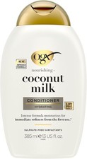 OGX  Coconut Milk Nourishing Shampoo Hydrating for Dry Hair Sulfate Free 385ml 12.99 per litre