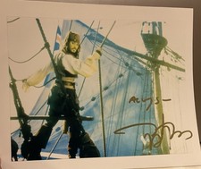 Johnny Depp Signed Autograph Pirates Of The Caribbean 8 X 10 Photo Certified