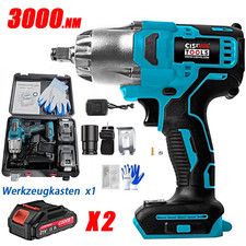 ⭐⭐3000Nm Akku Schlagschrauber Ratschen Akkuschrauber Bürstenloser für Makita 21V