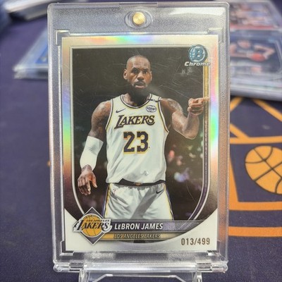 Bowman Chrome Basketball LeBron James Lakers BCV-121 Refractor /499