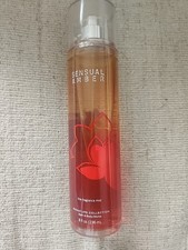 Rare Discontinued Bath  Body Works Sensual Amber Fine Fragrance Mist 8 fl oz