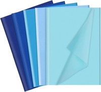 Seidenpapier Blau 35 X 50Cm 60 Blatt Verpackungsmaterial FüR DIY Basteln
