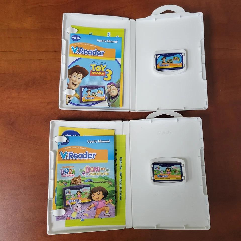 V.Reader Hello Kitty - Sesame Sreet - Toy Story 3 - Dora Cartridges 3-5 years - Image 3 of 4