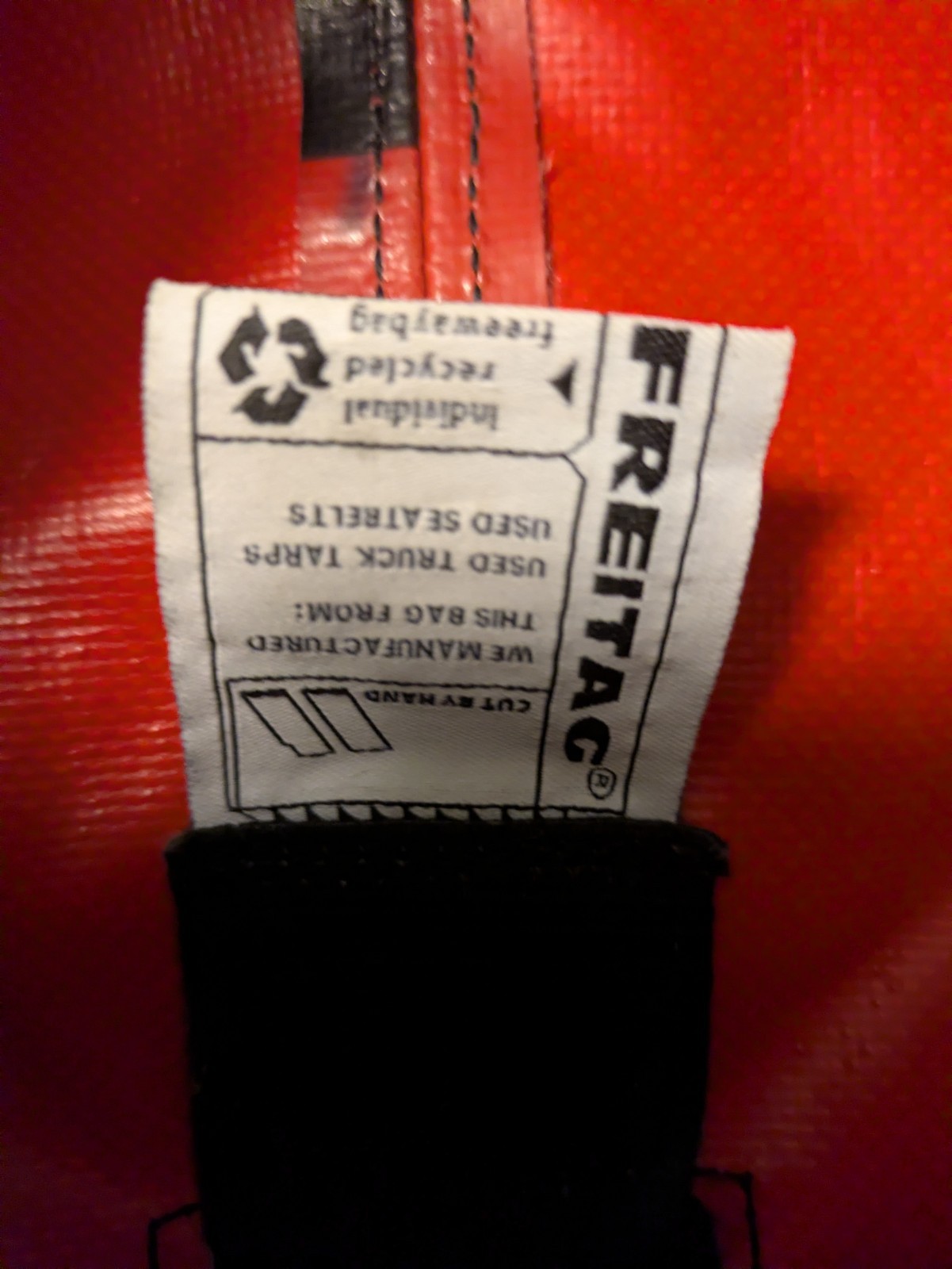 FREITAG F511 Skipper - unique Swiss handmade backpack using used truck tarpaulin image 4