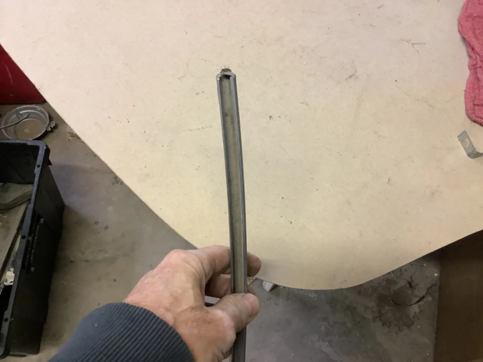 68 69 Charger Coronet GTX Satellite Door Window Glass Stainless Trim Mopar Left - Image 3 of 3