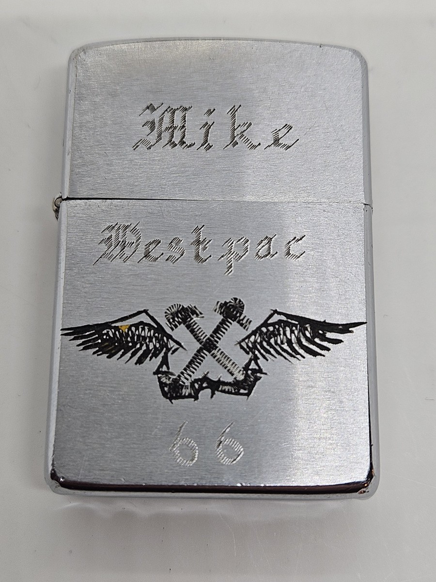 Vintage 1966 Vietnam War Zippo Lighter US Navy 