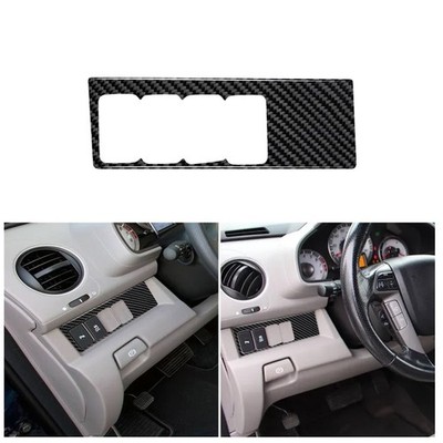 Scheinwerferschalter-Rahmen Kohlefaser-Aufkleber für Honda Pilot 2012-2015