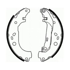 ABE Bremsbackensatz hinten 1365486 | 517820