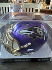 jamal lewis autographed mini helmet