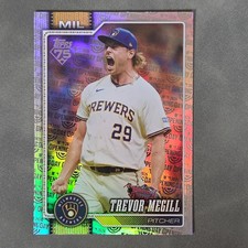 2026 Topps Series 1 Celebration - Trevor Megill SP Opening Day Foilboard #141