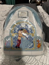 Loungefly Disney Cinderella Stained Glass Portrait Mini Backpack EXCLUSIVE NEW