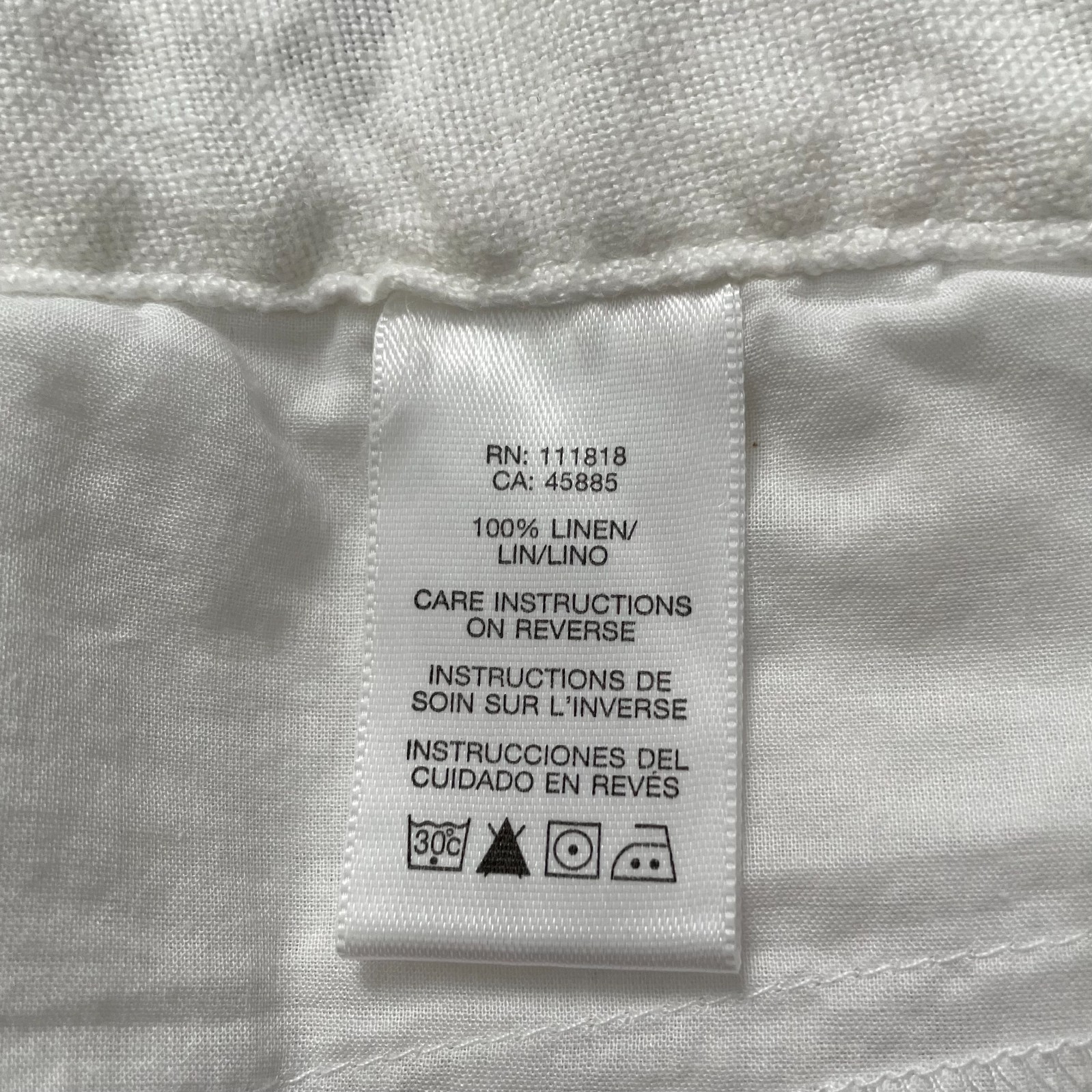 Michael Michael Kors Womens 2 Cargo Bermuda Shorts 100% Linen Pockets White thumbnail 13