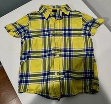 3 Piece Boys Clothes Bundle Size 4/5 or 5 Button Up Shirt, T Shirt  Camo Pants