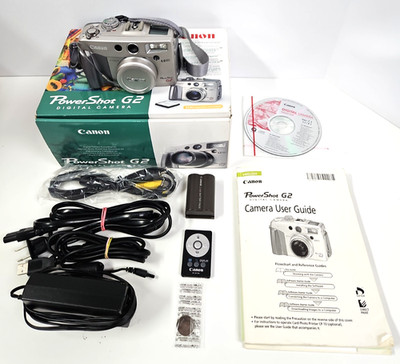 Canon PowerShot G2 4.0MP Digital Camera with Accessories-Battery Doesn't Charge