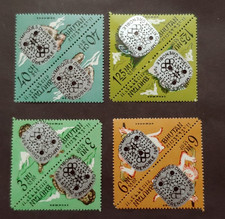1968 OLYMPICS GRENOBLE TRIANGLE PAIR SET VF MNH BHUTAN (K11)