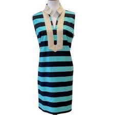 Sail to Sable Dress XL Classic Resort Cruise Dress Preppy Nautical Vacation Boho