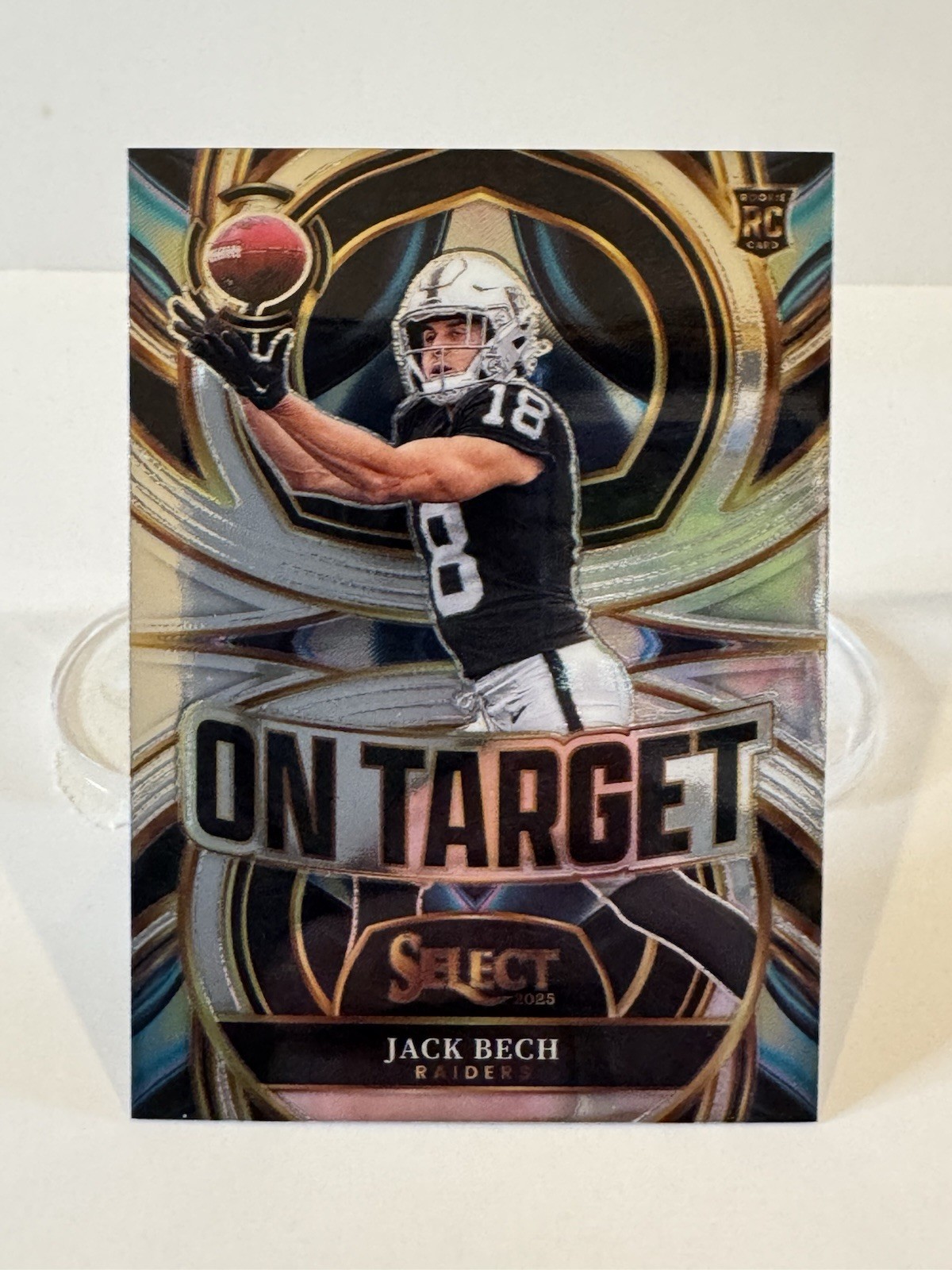 2025 Panini Select - On Target #14 Jack Bech (RC) Raiders