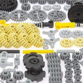 852pcs Technic-Parts Gears-Axle-Pin-Connector Compatible with Lego-Technic, S