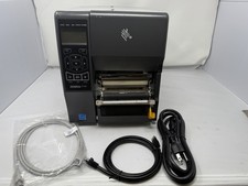 Zebra ZT230 Thermal Transfer Printer USB/Ethernet with cables REFURBISHED