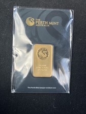 The Perth Mint Australia Gold 20gram Bar In Assay Card 4198.97 per troy oz