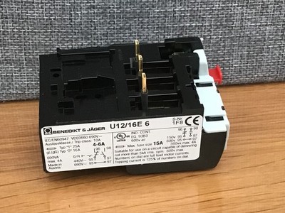 Benedict & JAGER Thermisches Überlastrelais U12/16E 6 IMO 4 - 6 Ampere Bereich